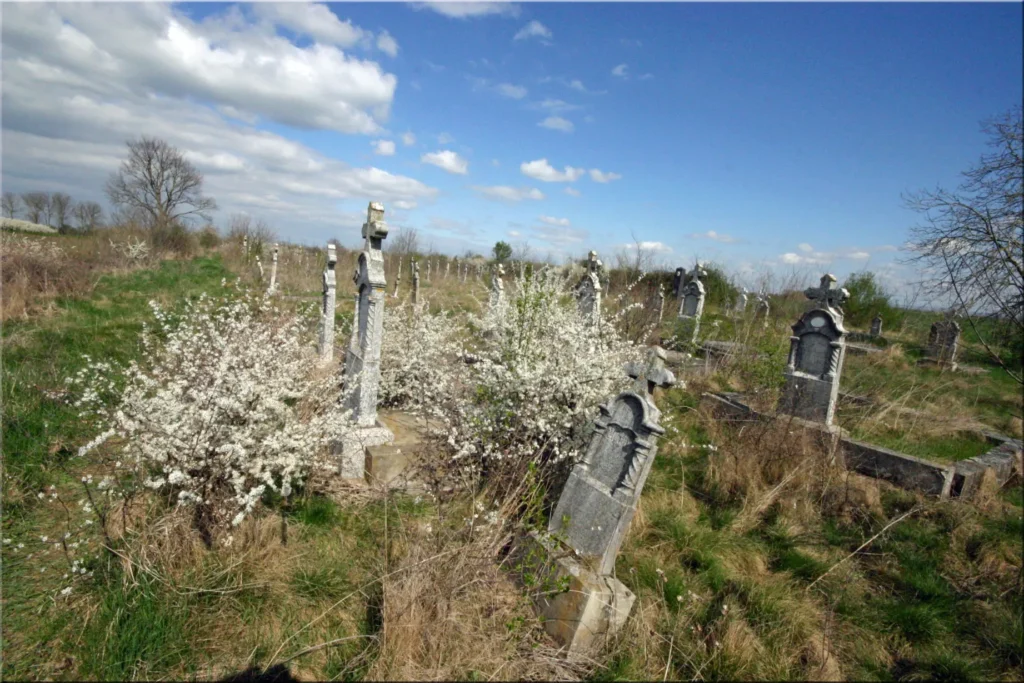 Gräber auf dem Ostfriedhof in Liebling